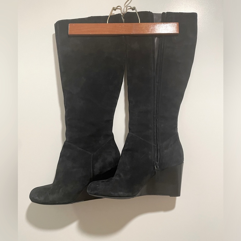 Cole Haan Nike Air Tall Black Boots size 9